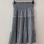 Universal Threads Universal Thread Blue White Tiered Gingham Check MIDI Maxi dress M Photo 5