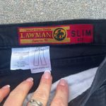 LawMan VTG 90s Y2K  black boot cut western cowgirl jeans rhinestone belt loop 13 Photo 6