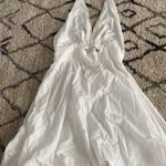 White Halter Dress Photo 0