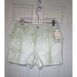 Wonderly  Size 10 Women's Green Distressed Frayed Hem Shorts NWT Photo 2