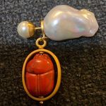 Christian Dior Dior Tribales Single Earring Gold-finish metal with white fresh Pearl Photo 3