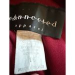 Connected Apparel  Sleek Redish Sleek Dress Sz L Photo 4