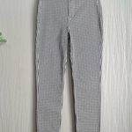 Divided H&M Houndstooth Black White Skinny Stretch Pants Lightweight Size 4 Photo 1