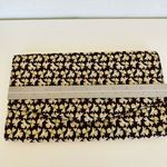 Old Navy  NWOT brown/tan/green print clutch‎ 12x7x2 Photo 5