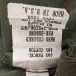 Russ Berens Shirt Women XS Olive Green Basic Layering Neutral Minimalist Vintage Photo 6