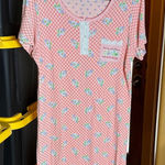 Vintage Mary Engelbreit Dreamwear Collection Pink Floral Sleep Gown Size Medium Photo 0