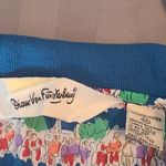 Diane Von Furstenberg  Vintage Funky Blouse Top‎ Size 12 80s Photo 4