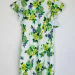 Amanda Uprichard Fiori dress in green floral “veranda” print. Size small Photo 3