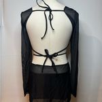 Fashion swim Solid Color Hollow Out Backless
Knotted Cover Photo 3