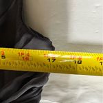 Adrianna Papell 10 gray evening gown formal pintuck ruffle flowy event party Photo 8