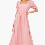 Tuckernuck Hyacinth House Pink Pippa Maxi Dress Size M Photo 0