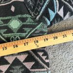 Vintage Aztec Pattern Jacket Size Small Southwest 100% Cotton Black Pink Green Photo 4