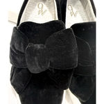 Nine West Onosha Black Slipon Round Toe Velvet Sneaker Wo’s Size 11 Photo 3