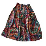 Michele Paisley Midi Skirt Purple Size 8 Photo 4