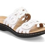 Clarks White Sandals for Effortless Style Photo 0