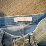 Athleta  4P Light Wash Side Stripe Straight Leg Jeans Cropped Photo 2