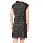 Krimson Klover Jasmine Black Blue Floral Laser Cut Dress size medium athletic Photo 7