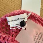 Lovers + Friends  Maxi Dress crochet Pilar Size XS Pink Photo 2