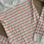 Tommy Hilfiger  Orange and White Stripped Long Sleeve XS Photo 3