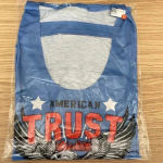 💥🆕American Trust Star Eagle Hollow Out Tank M 🆕 Blue Size M Photo 4