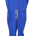 FIGS Rafaela Cargo Scrub Jumpsuit XL Royal blue Technical Collection Jogger Photo 0