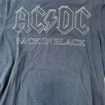 Hot Topic ACDC Rock Metal Band T-Shirt Women's Medium Black Short Sleeve Crew Neck Photo 1