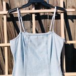 Indigo Rein NEW Light Wash Blue Denim Maxi Dress Size Medium Photo 3