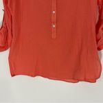 Tommy Bahama  Coastview Gauze Top in Orange Size XS Photo 2