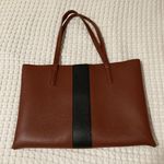 Vince Camuto Black & Brown Tote Bag Purse Photo 0