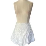ZARA Bubble hem mini skirt White Size small NEW Photo 4