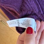 St Michael Vintage Deep Purple Mohair Blend Cardigan Sweater Button Front Medium Photo 6