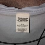 PINK - Victoria's Secret Victoria’s Secret pink long sleeve shirt over sized v-neck top size small blue Photo 3