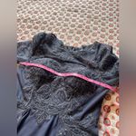 JJ's House NWT JJ’s House Dusty Blue Sequin Lace Chiffon Maxi Dress Size 8 Photo 5