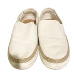 Torrid  Size 8WW Wide White Canvas Low Top Slip on Sneakers Photo 1