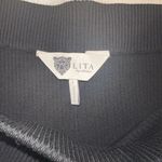 Revolve Lita By Ciara Women NEW Black Rib Organic Cotton Flare Legging Sz L $228 Size L Photo 2