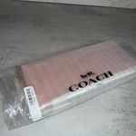 Coach  Coral Leather Accordion Zip Around Wallet Photo 4