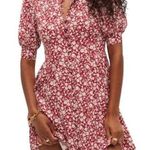 Reformation  Laylin flower girl ditsy floral button front mini dress size 0 Photo 0