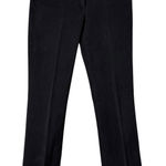 Theory  Black Corduroy Dress Pants in Black Straight Leg Mid-Rise, Size‎ 4 Photo 0