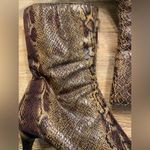 Fioni  | Faux Snake Skin Pointed Boots, Size 7 Photo 1