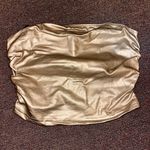 SheIn gold strapless top Photo 1