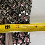 VertyL black neutral sequin halter dress illusion mini dance party cutout Photo 7