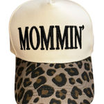 NEW “MOMMIN” Leopard Print Bill Embroidered Hat Photo 0