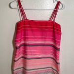 Vintage Nat Kaplan Couture Midi Dress Pink Stripes Size 6 Photo 1