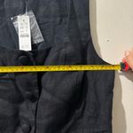 J.Crew  Scoopneck linen-blend vest in black size 4 Photo 5