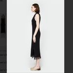 Callahan black knit fringe
column dress In Black Photo 2