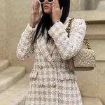 ZARA Blogger's Fav| NWT  Textured Double Breasted Blazer Photo 12