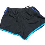Adidas Women's Black blue pink and turquoise Running Shorts Photo 2