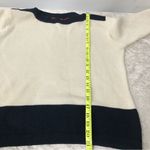 Liz Claiborne  Liz & co. sweater navy cream size small Photo 6