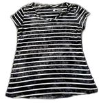 Source Unknown Blue and White Striped Short Sleeve Tee (R1) Photo 0