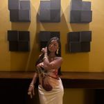 Ego Official  bandeau Maxi dress in champagne floral print Photo 2